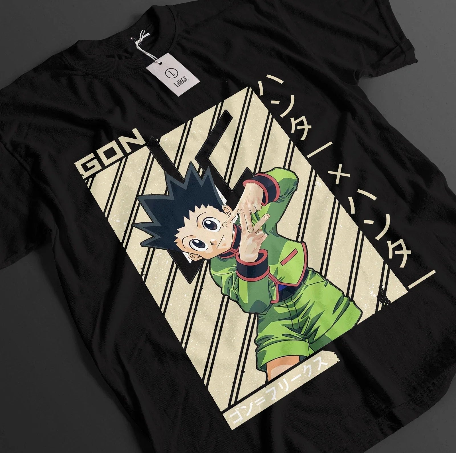 Hunter x Gon Freecss Killua Top HxH Hisoka Anime - Adult & Kids T-Shirts, Sweatshirts & Hoodies apparel design preview 1