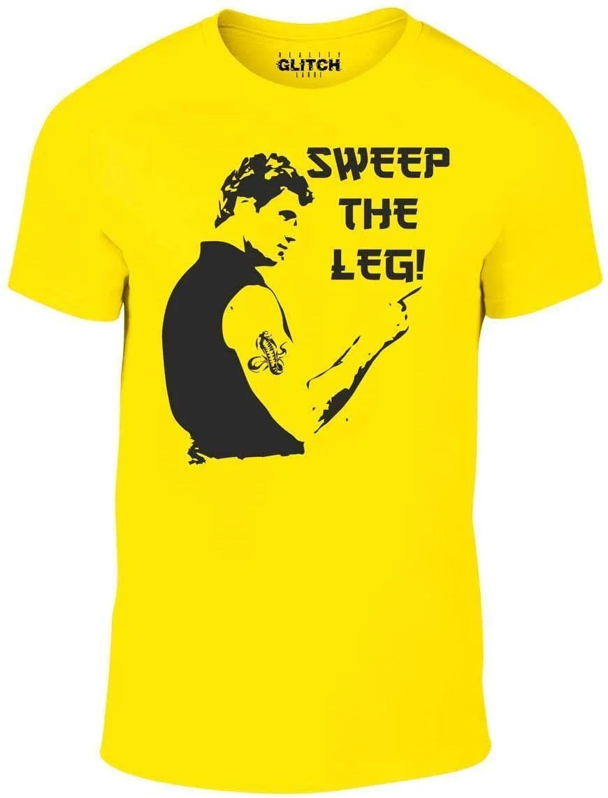 Sweep the Leg Mens Funny retro Karate 80s Cobra Kai - Adult & Kids T-Shirts, Sweatshirts & Hoodies apparel design preview 1