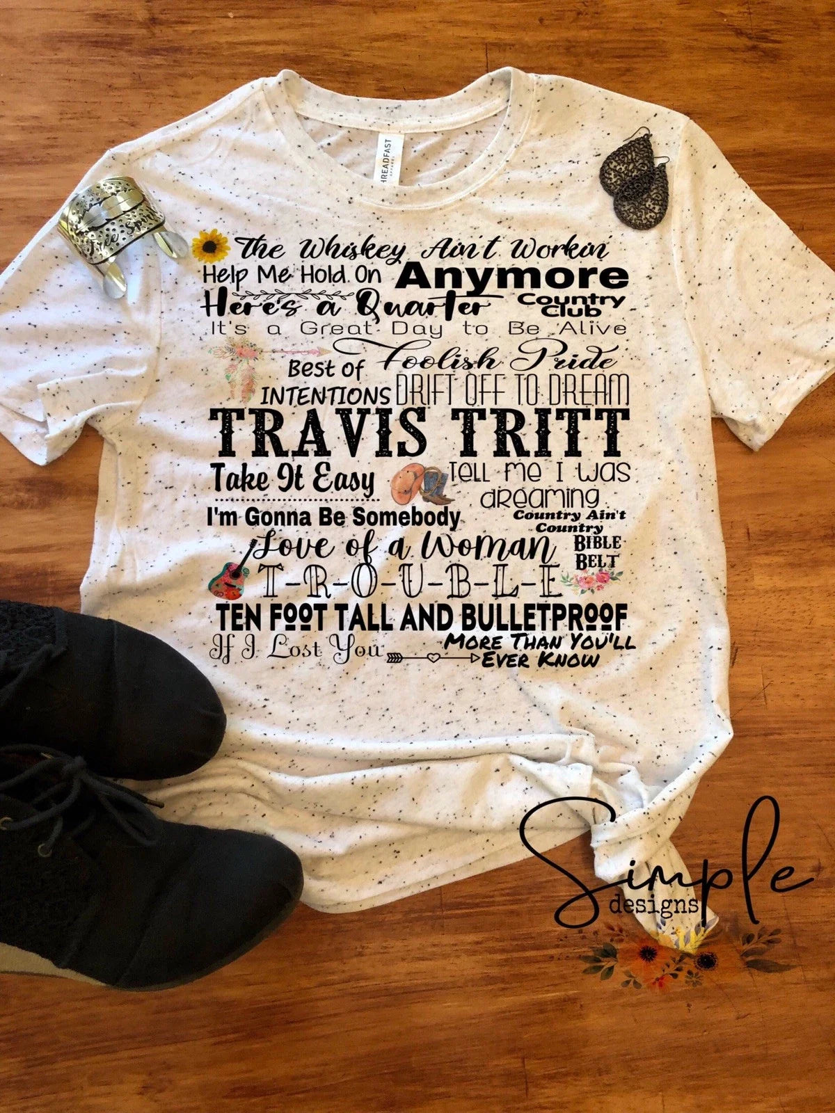 Travis Tritt Country Music Custom Legend - Adult & Kids T-Shirts, Sweatshirts & Hoodies apparel design preview 1