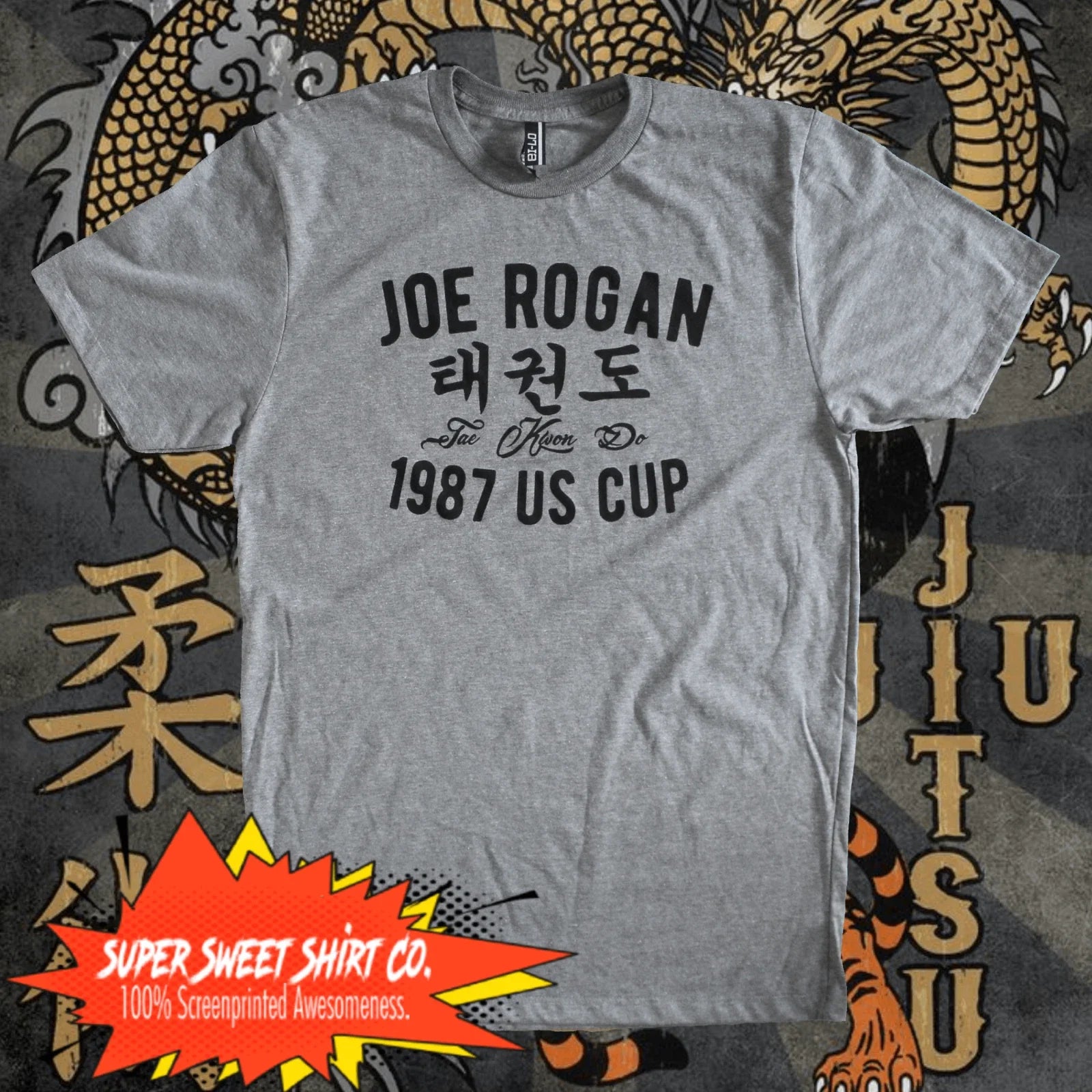Joe Rogan Tae Kwon Do, Martial Arts for boyfriend, - Adult & Kids T-Shirts, Sweatshirts & Hoodies apparel design preview 1