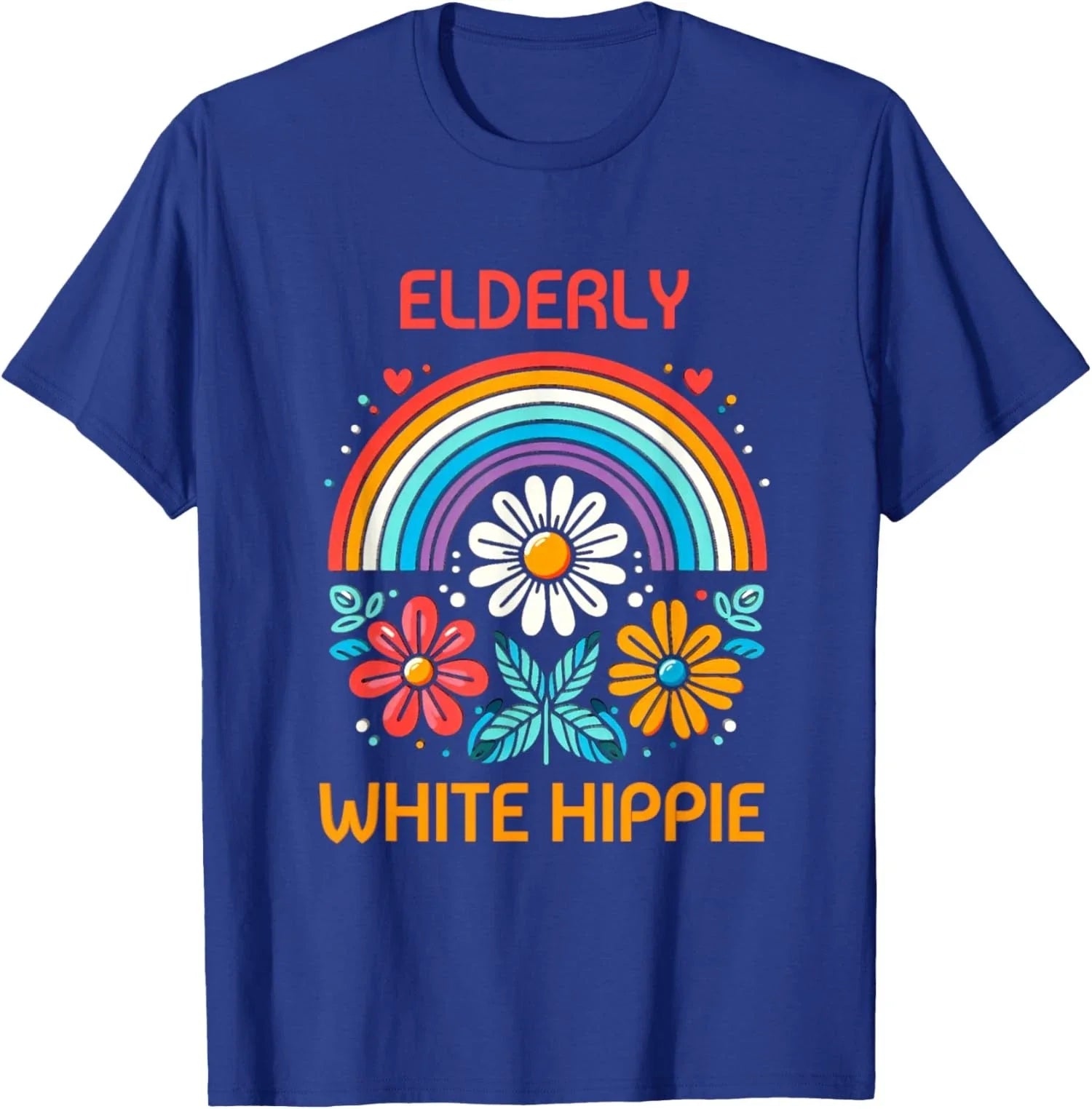 Elderly White Hippie Trending Funny Saying - Adult & Kids T-Shirts, Sweatshirts & Hoodies apparel design preview 1