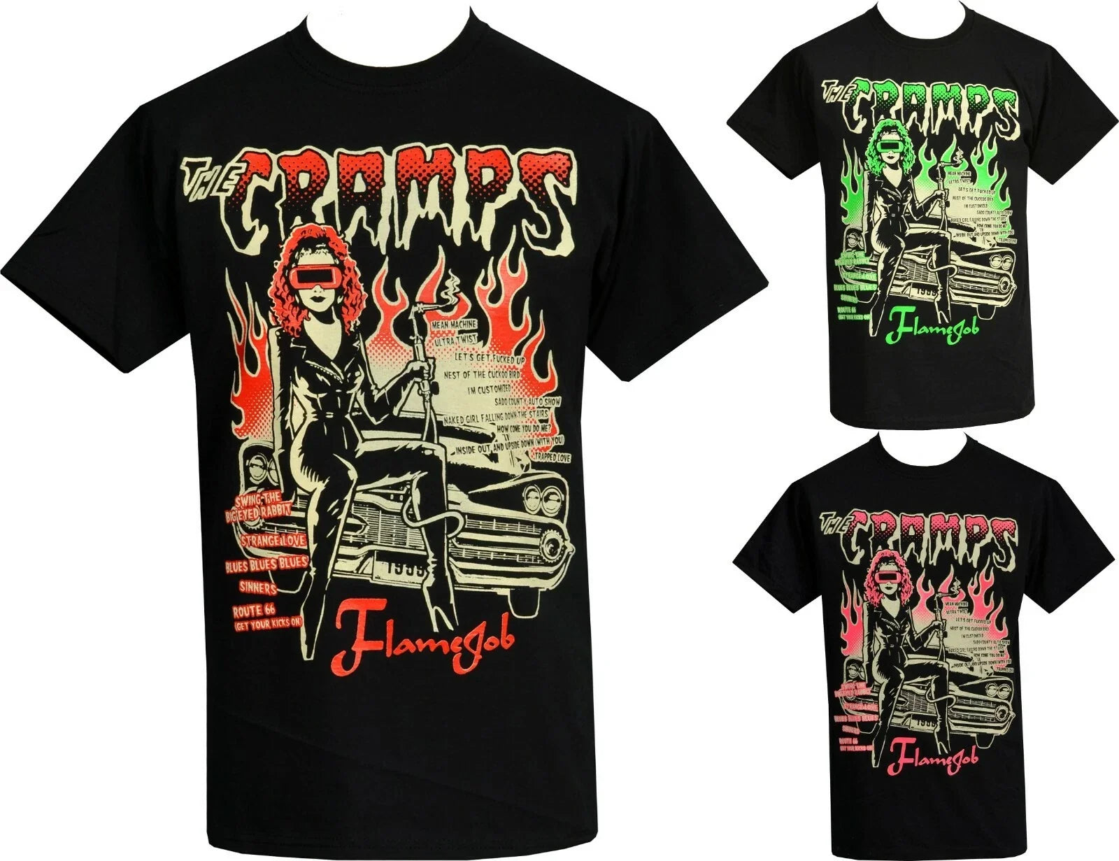 The Cramps Mens Psychobilly Punk Vince Ray Poison Ivy - Adult & Kids T-Shirts, Sweatshirts & Hoodies apparel design preview 1