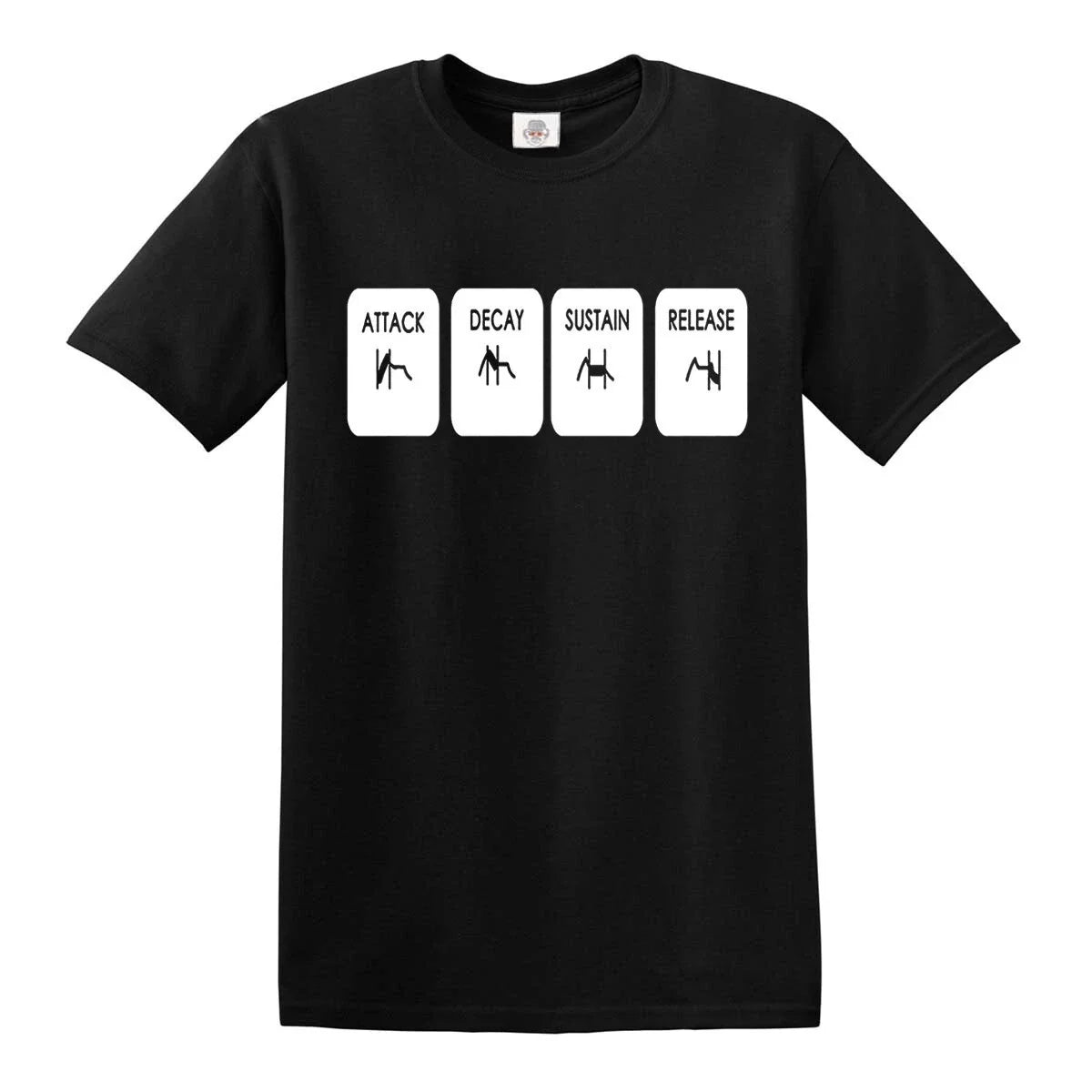 ADSR Men's Synthesiser Moog Roland Music Producer - Adult & Kids T-Shirts, Sweatshirts & Hoodies apparel design preview 1