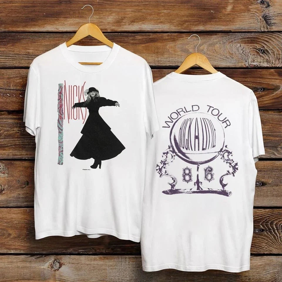 Vintage 1980s Stevie Nicks 'Rock a Little' Magic Ball - Adult & Kids T-Shirts, Sweatshirts & Hoodies apparel design preview 1