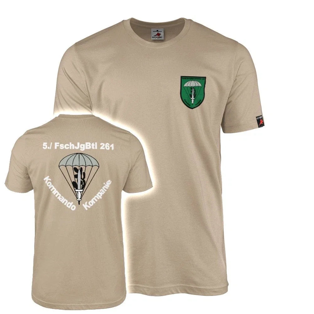 5. Company FschJgBtl Paratrooper Battalion 261 - Adult & Kids T-Shirts, Sweatshirts & Hoodies apparel design preview 1