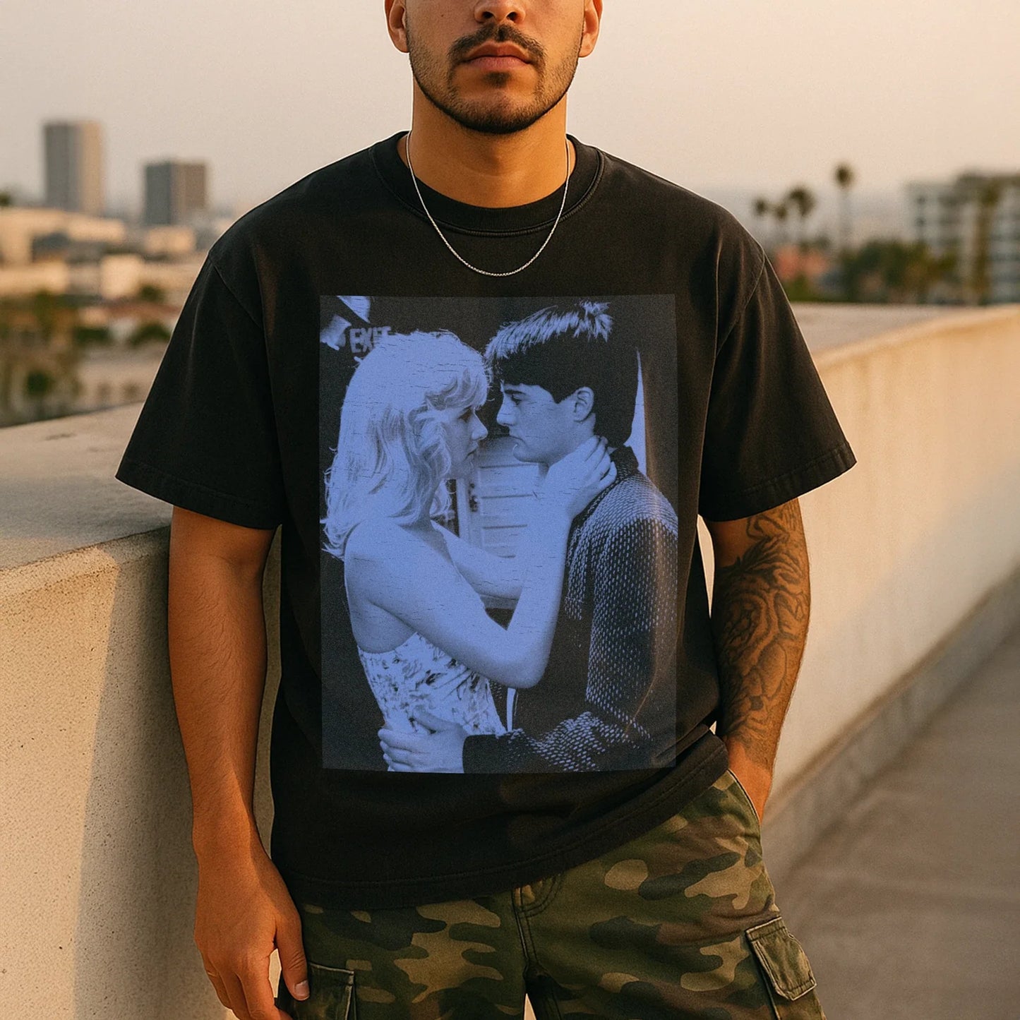 Blue Velvet Distressed Vintage Film Graphic David - Adult & Kids T-Shirts, Sweatshirts & Hoodies apparel design preview 1