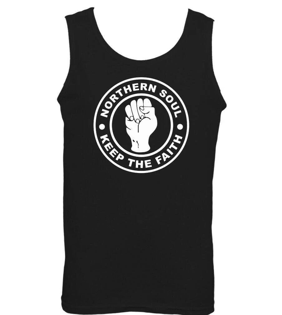 Northern Soul Keep The Faith Mens Music Vest Dance - Adult & Kids T-Shirts, Sweatshirts & Hoodies apparel design preview 1