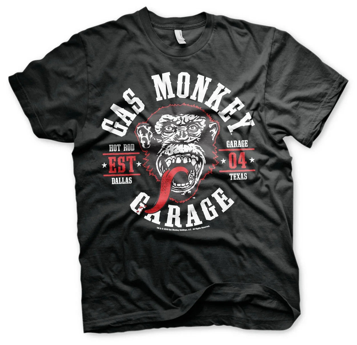 Official merch Gas Monkey Garage (GMG) round logo - Adult & Kids T-Shirts, Sweatshirts & Hoodies apparel design preview 1