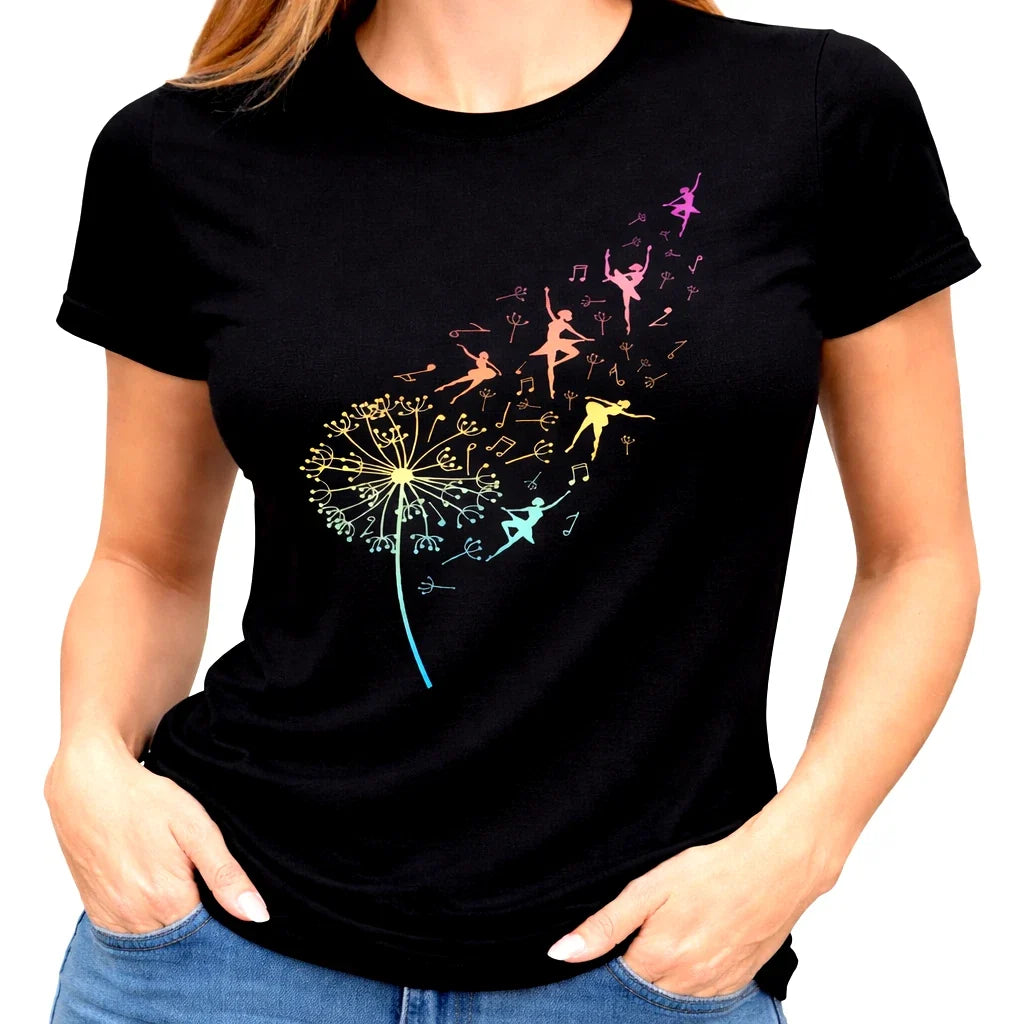 Ballet Dancer Dance Lover Ballerina Dandelion Graphic - Adult & Kids T-Shirts, Sweatshirts & Hoodies apparel design preview 1