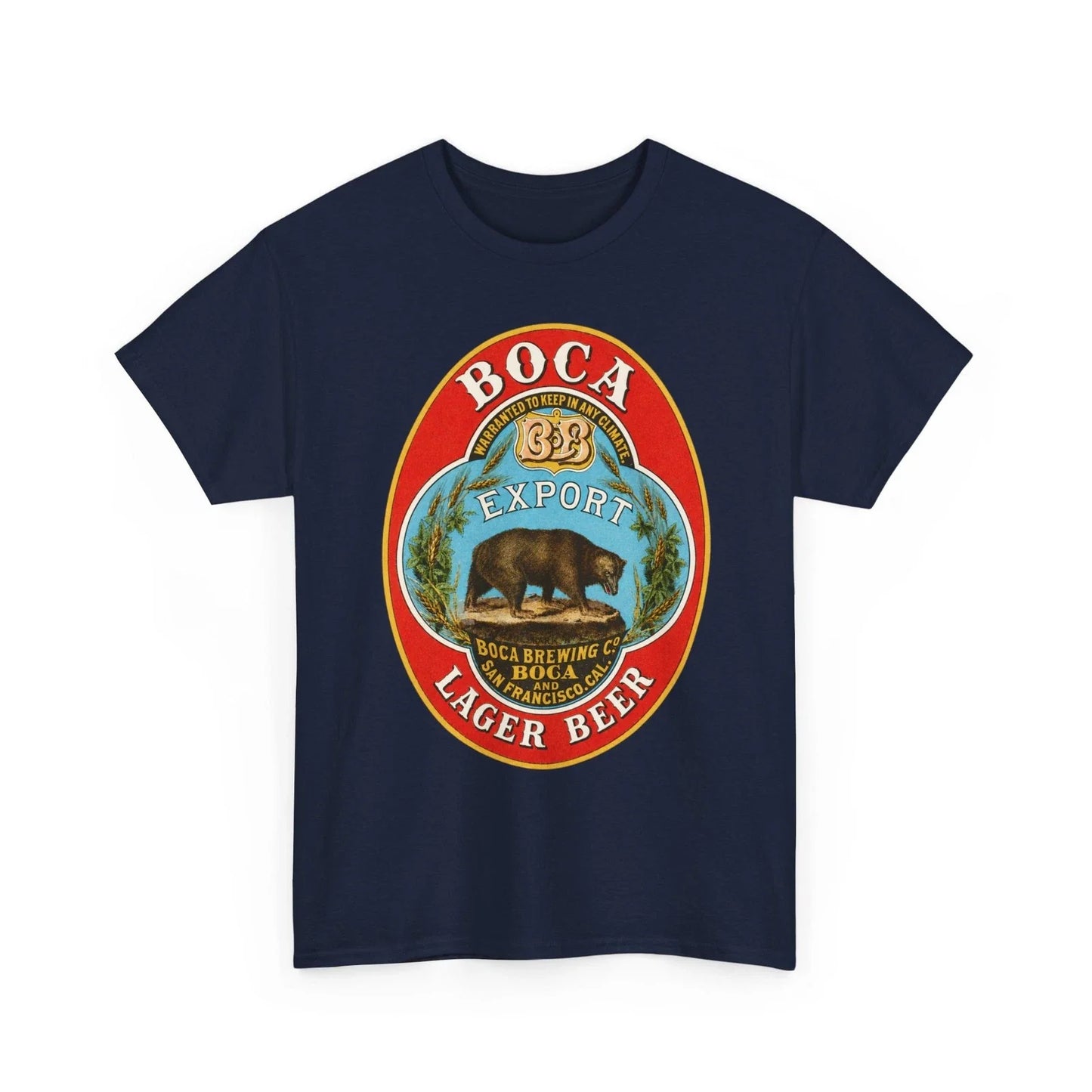 Boca Export San Francisco California Pre-Pro Brewing - Adult & Kids T-Shirts, Sweatshirts & Hoodies apparel design preview 1