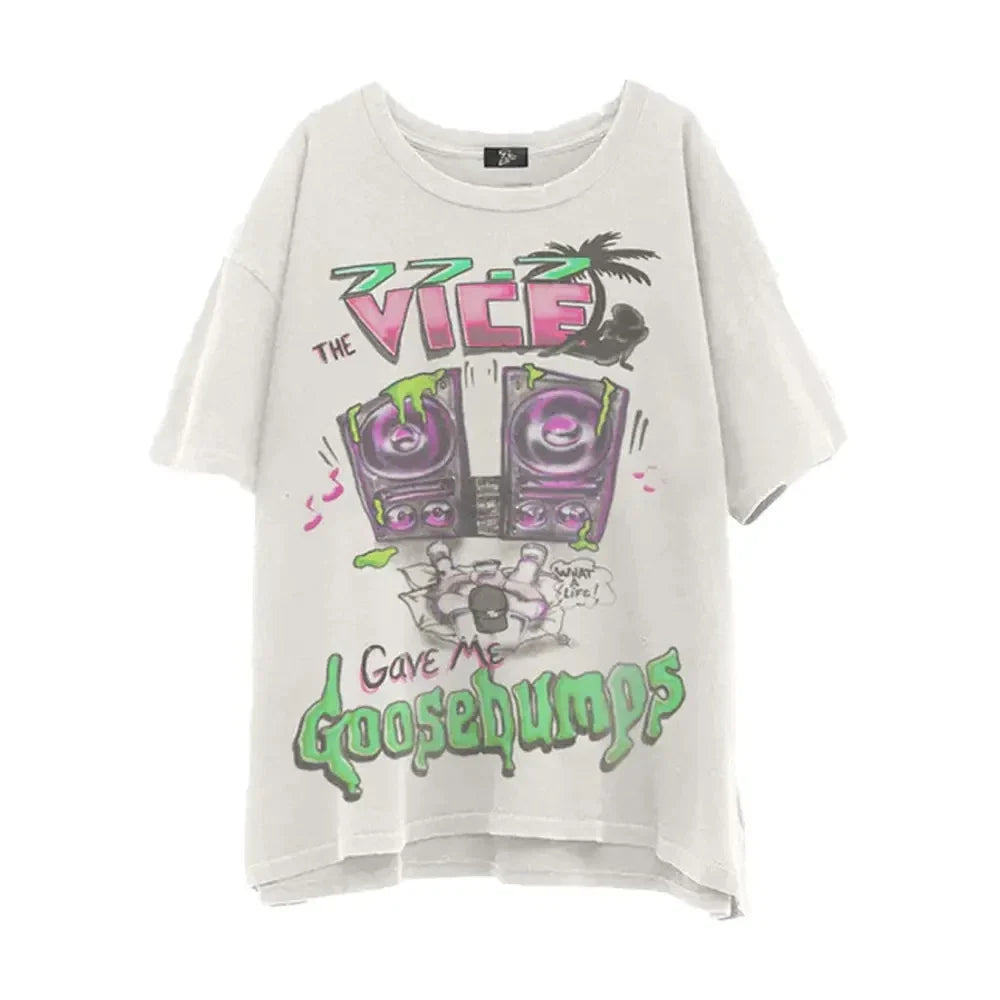 Vintage 90s Goosebumps Triple Sevens Horror Graphic - Adult & Kids T-Shirts, Sweatshirts & Hoodies apparel design preview 1