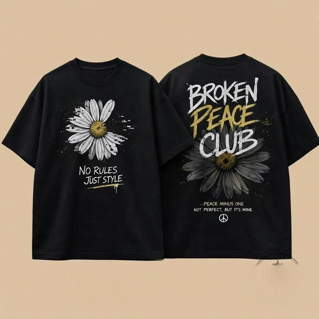 GD Inspired Daisy Graphic Broken Peace Club - Adult & Kids T-Shirts, Sweatshirts & Hoodies apparel design preview 1