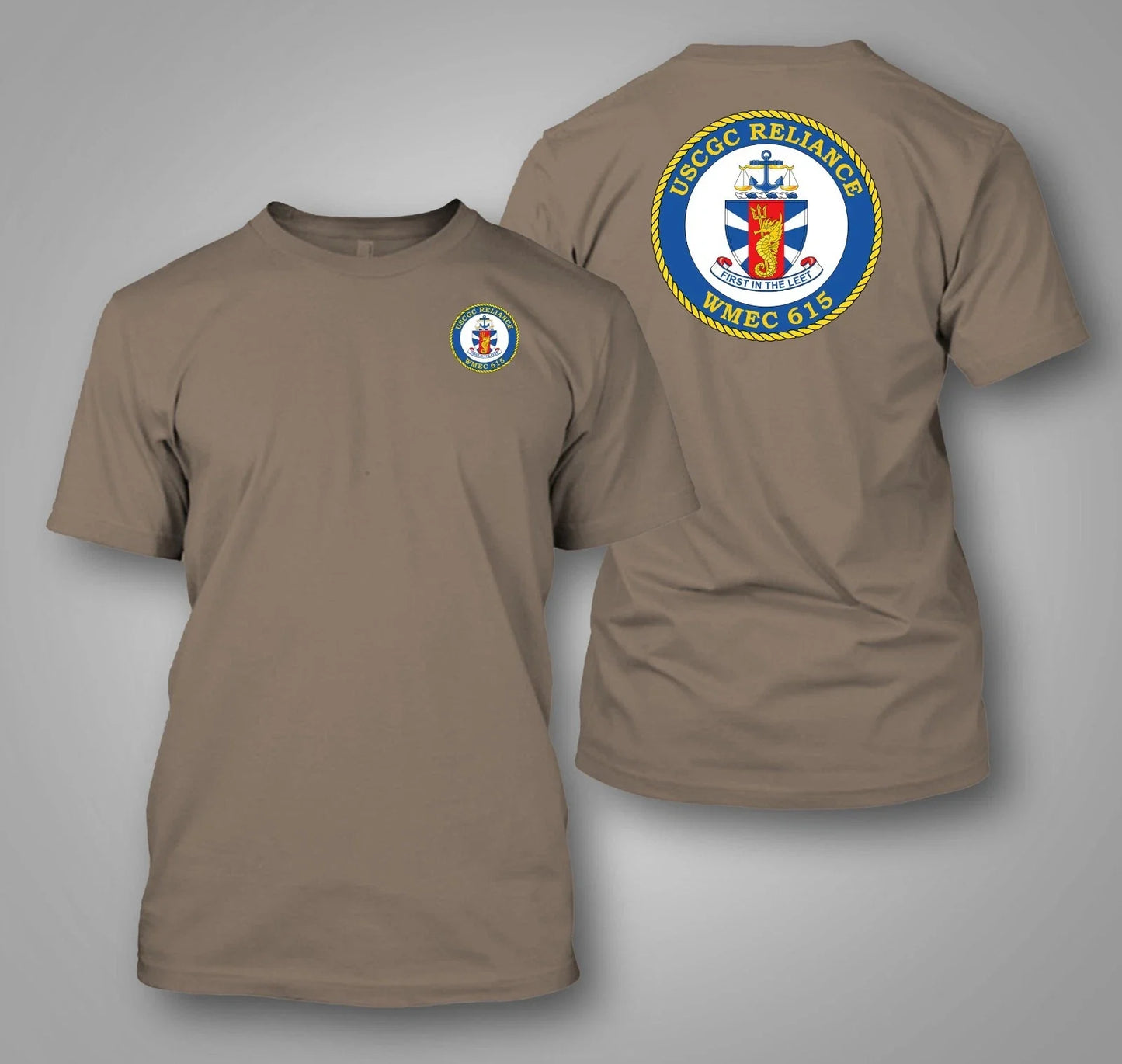 USCGC Reliance (WMEC-615) U.S. Coast Guard Cutter - Adult & Kids T-Shirts, Sweatshirts & Hoodies apparel design preview 1