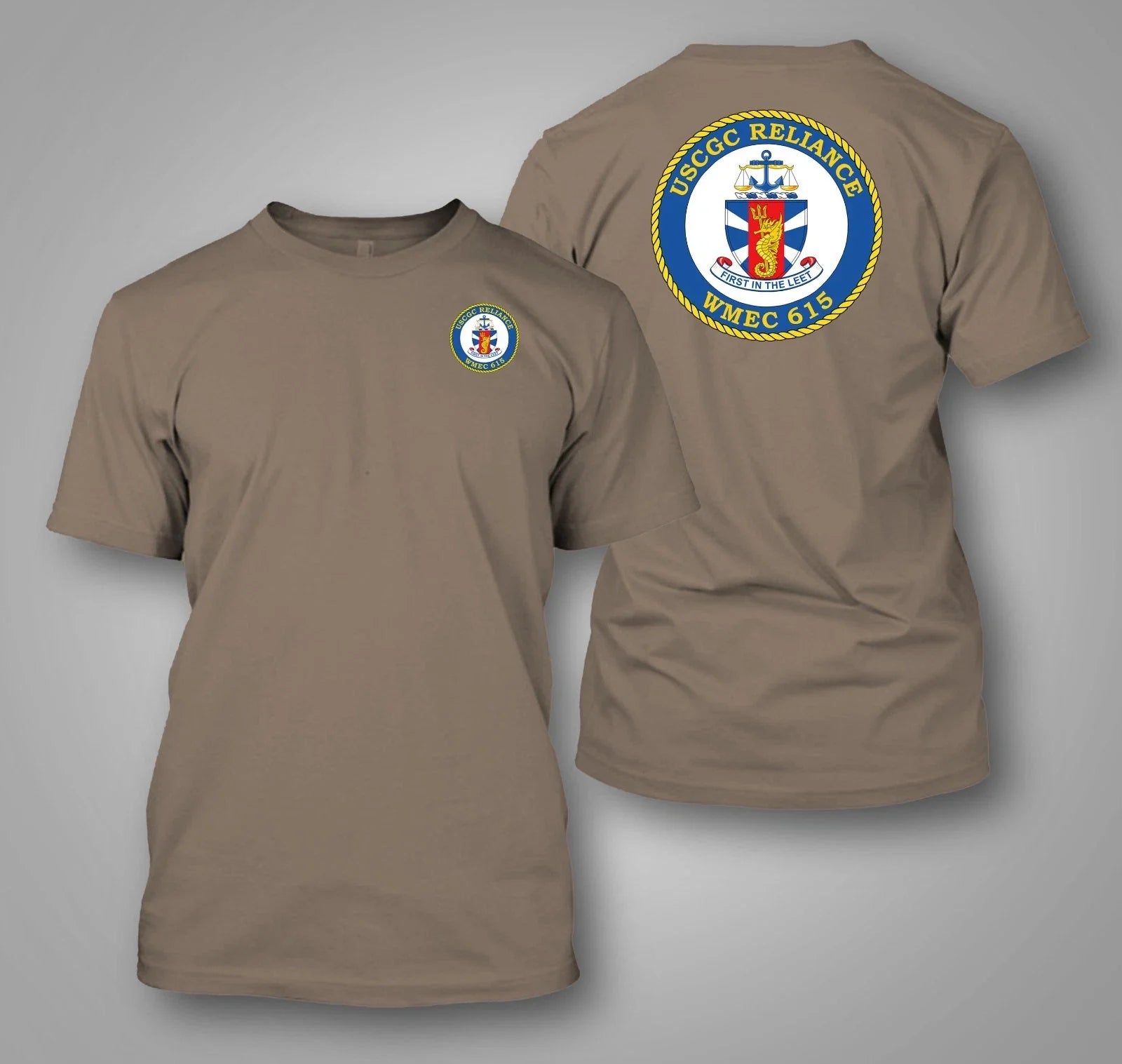 USCGC Reliance (WMEC-615) U.S. Coast Guard Cutter - Adult & Kids T-Shirts, Sweatshirts & Hoodies apparel design preview 1