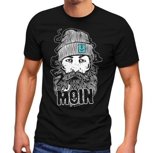 Men's Moin Captain Bart Anchor Nordic Nordmann North - Adult & Kids T-Shirts, Sweatshirts & Hoodies apparel design preview 1