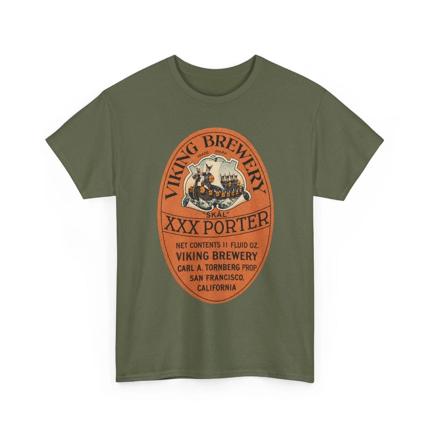 Viking Brewery Skal XXX Porter San Francisco CA - Adult & Kids T-Shirts, Sweatshirts & Hoodies apparel design preview 1