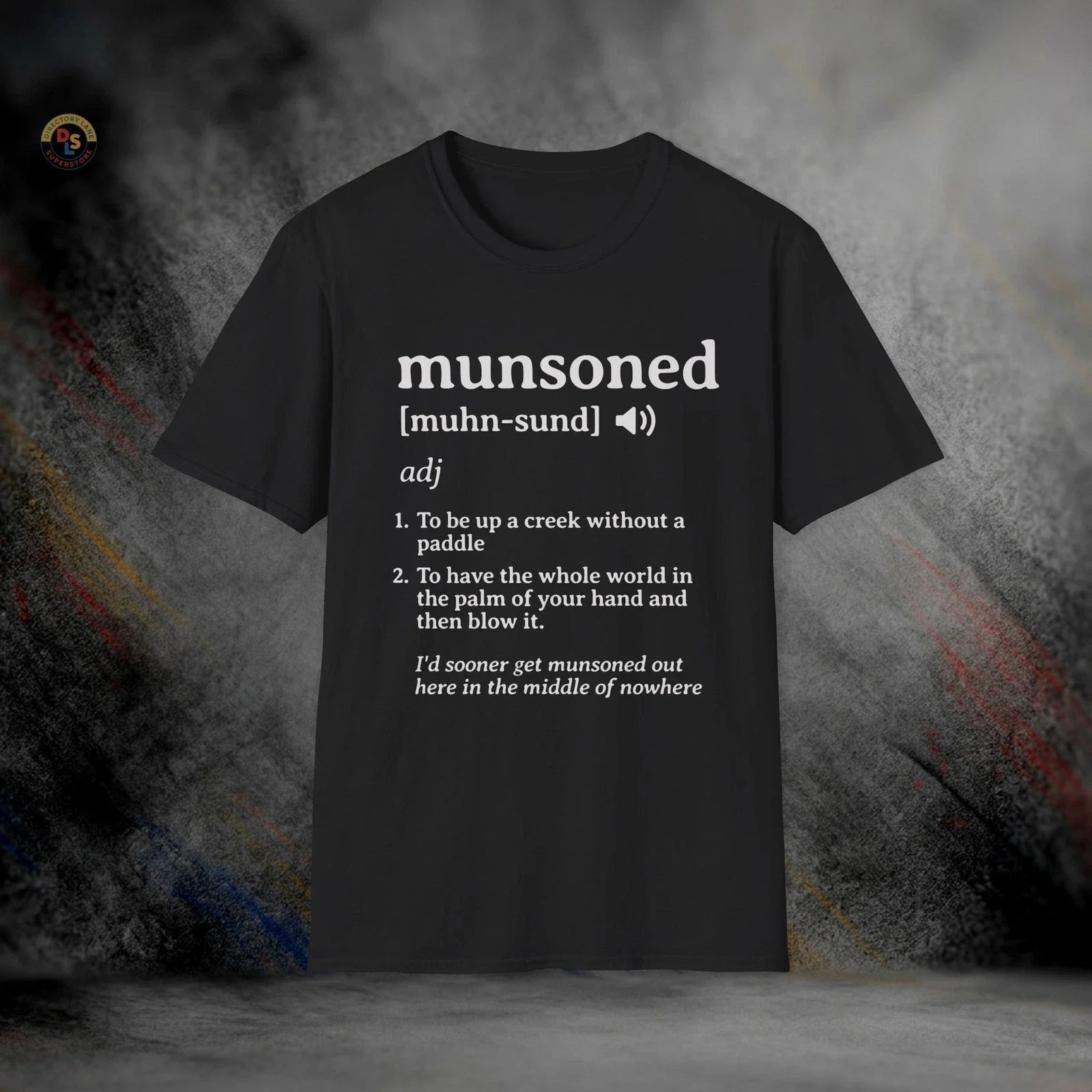 Munsoned Definition Roy E Munson Kingpin Softstyle - Adult & Kids T-Shirts, Sweatshirts & Hoodies apparel design preview 1