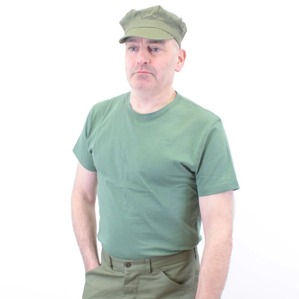 USMC Green Undershirt WW2 1940's Vintage design by - Adult & Kids T-Shirts, Sweatshirts & Hoodies apparel design preview 1