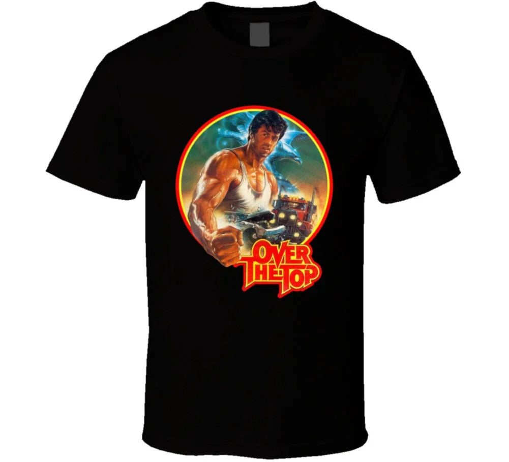 Over The Top Sylvester Stallone Movie Fan - Adult & Kids T-Shirts, Sweatshirts & Hoodies apparel design preview 1