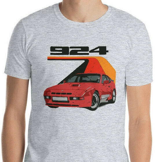 1980 924 Carrera GT Short-Sleeve - Adult & Kids T-Shirts, Sweatshirts & Hoodies apparel design preview 1
