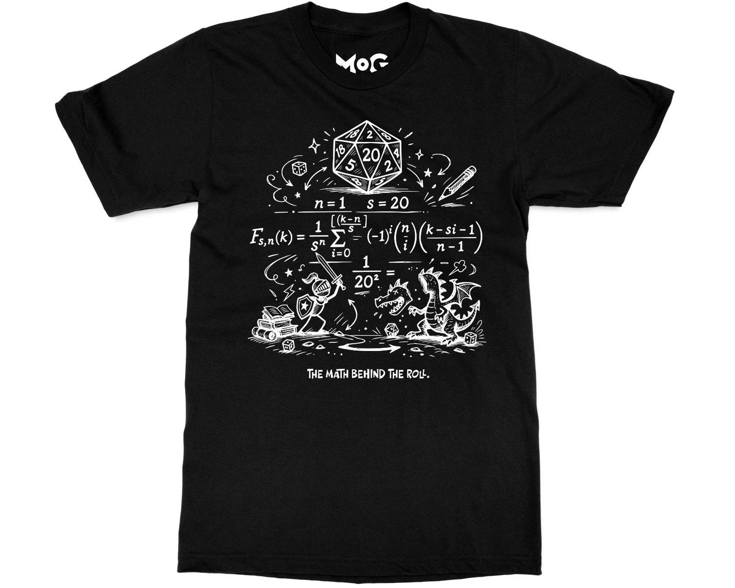 20-Sided Dice Funny Roleplaying Gamer Meme Geeky for - Adult & Kids T-Shirts, Sweatshirts & Hoodies apparel design preview 1