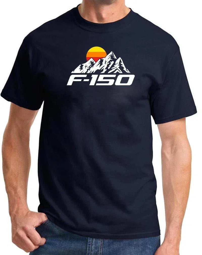 Ford F150 Pickup Truck Mountains Classic Design NEW - Adult & Kids T-Shirts, Sweatshirts & Hoodies apparel design preview 1