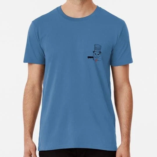 The Chef Skull With Knife Logo Of Anthony Bourdain - Adult & Kids T-Shirts, Sweatshirts & Hoodies apparel design preview 1