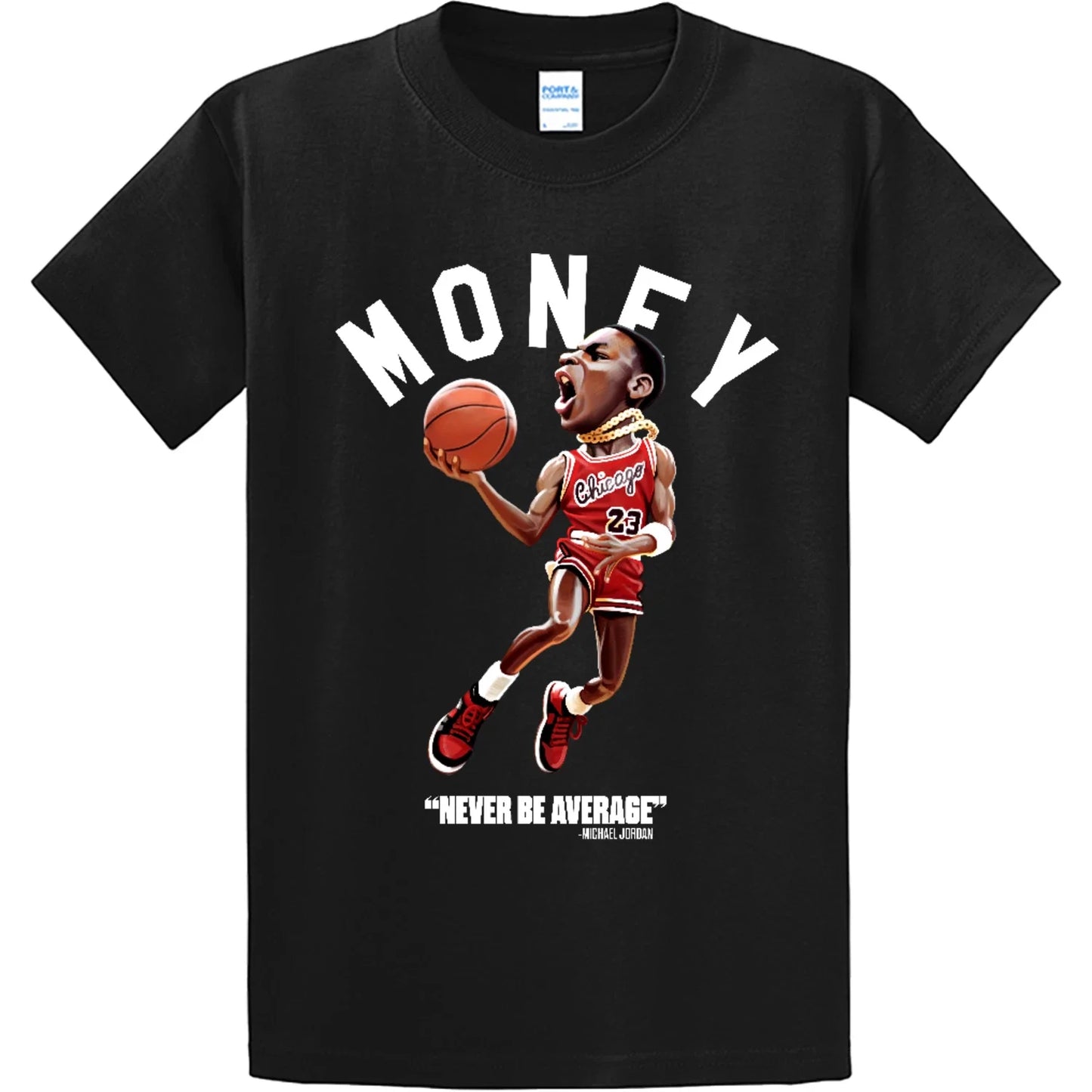 NEW STREETWEAR ON DEMAND TOONS MJ BLACK SM-3XL AIR 23 - Adult & Kids T-Shirts, Sweatshirts & Hoodies apparel design preview 1