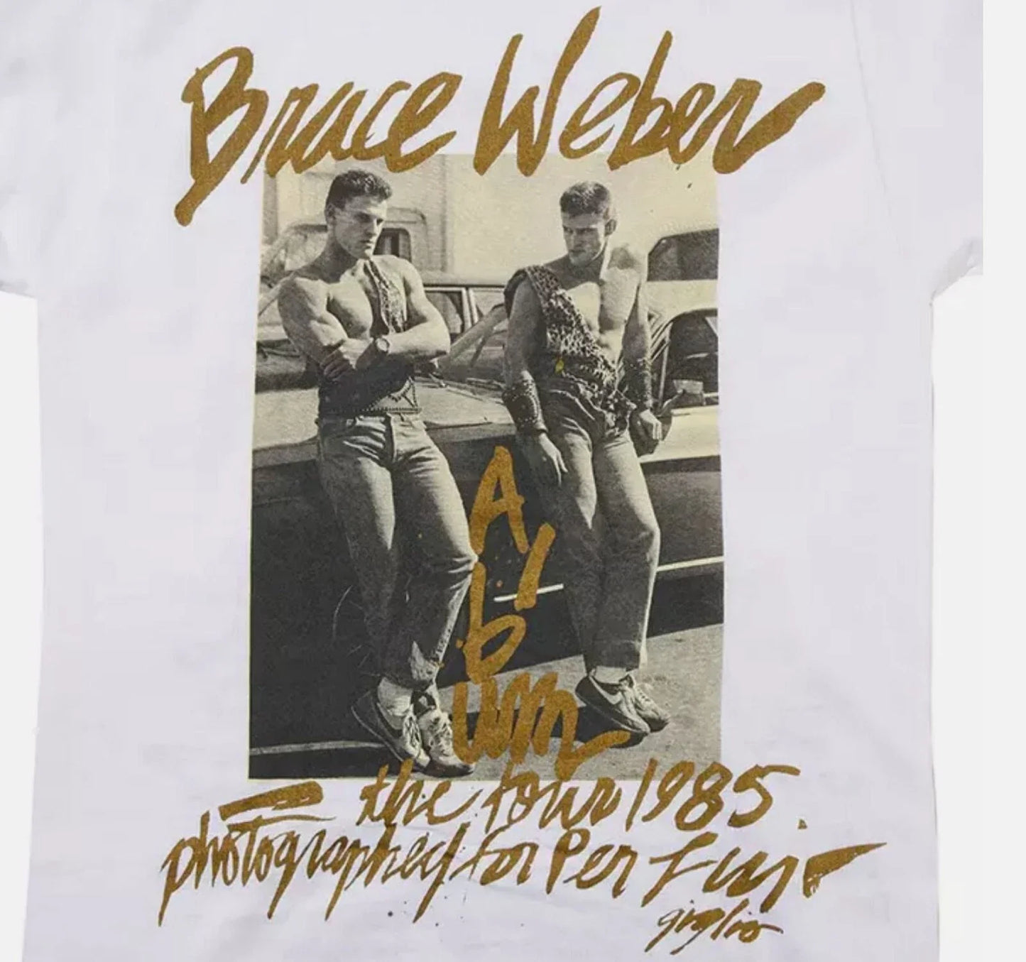 Bruce Weber White Classic Cotton Unisex S-5XL - Adult & Kids T-Shirts, Sweatshirts & Hoodies apparel design preview 1