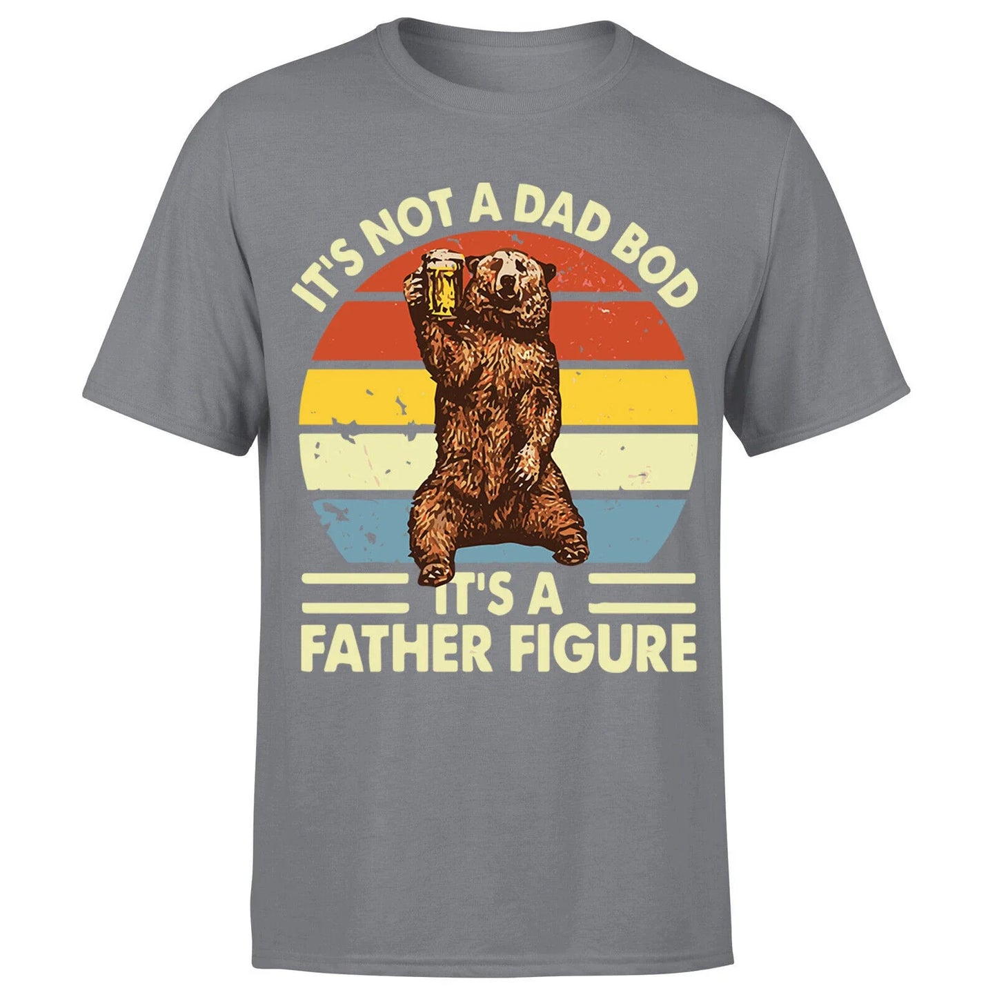 Its Not A Dad Bod Father Figure Mens Funny Vintage - Adult & Kids T-Shirts, Sweatshirts & Hoodies apparel design preview 1