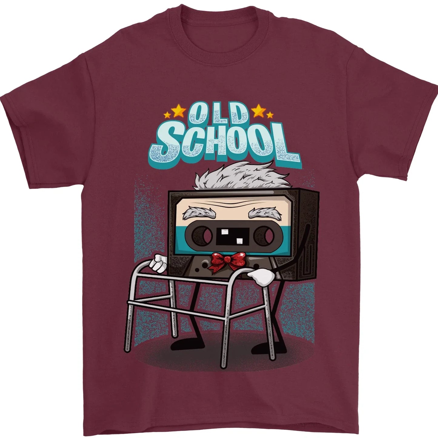 Old School 80s Music Cassette Retro 90s Mens 100% - Adult & Kids T-Shirts, Sweatshirts & Hoodies apparel design preview 1