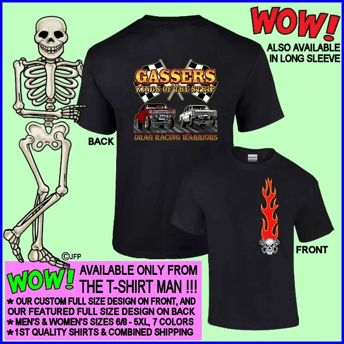 1961-1967 Deuce Gasser King of the Street Strip Drag - Adult & Kids T-Shirts, Sweatshirts & Hoodies apparel design preview 1
