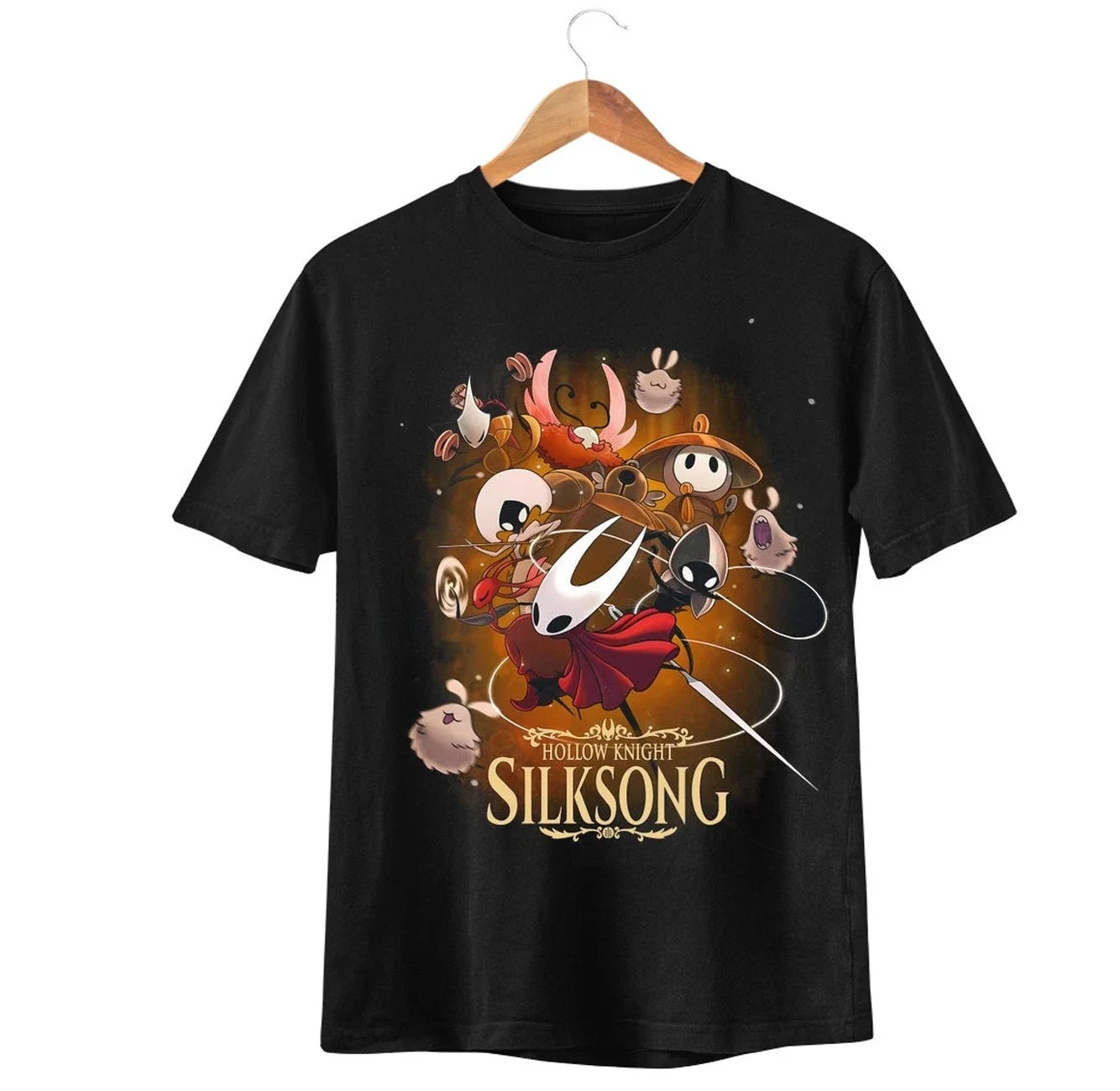 Hollow Knight Silksong Hornet Indie Game Graphic - Adult & Kids T-Shirts, Sweatshirts & Hoodies apparel design preview 1