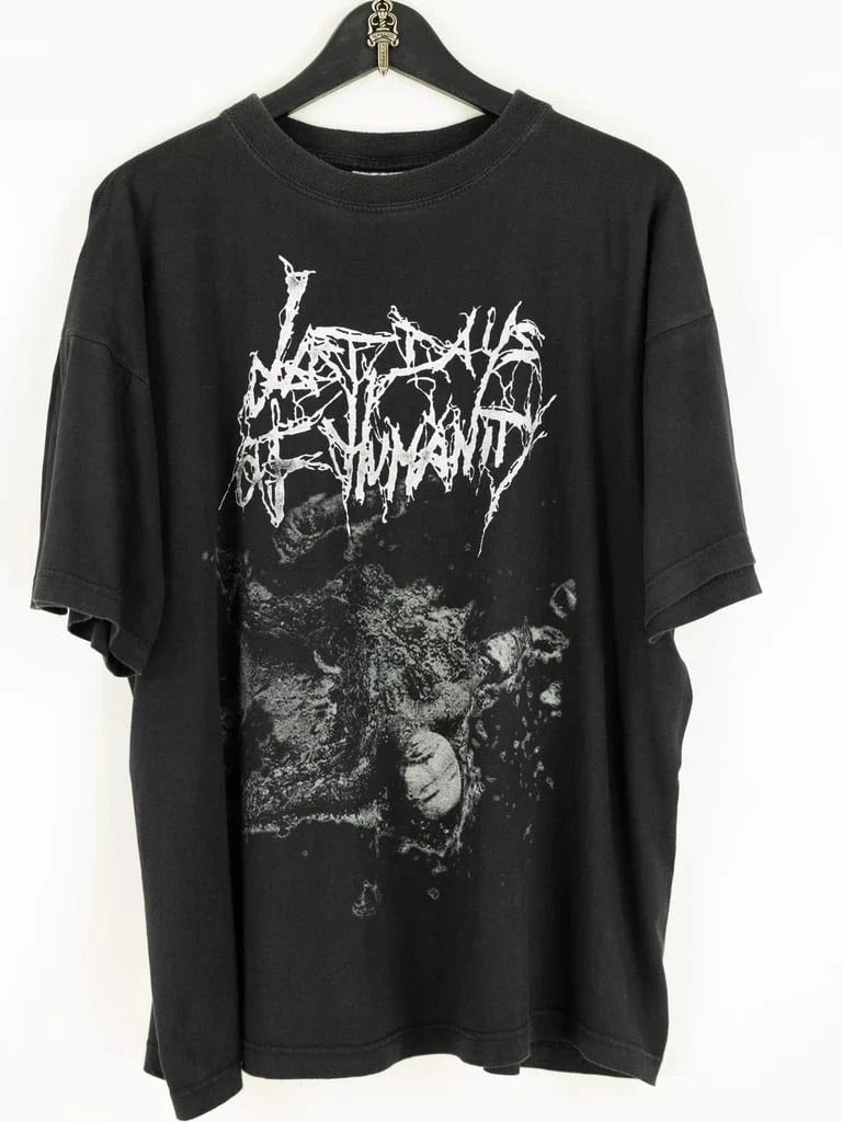 2000s LAST DAYS OF HUMANITY HYMNS Vintage Reprint - Adult & Kids T-Shirts, Sweatshirts & Hoodies apparel design preview 1