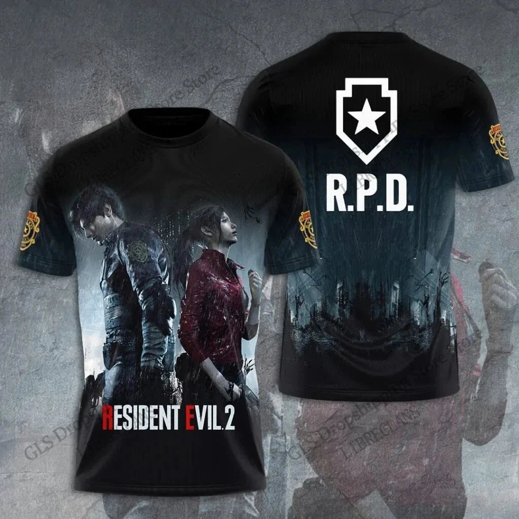 Resident Evil 3D Printed Graphic Print Video Game - Adult & Kids T-Shirts, Sweatshirts & Hoodies apparel design preview 1
