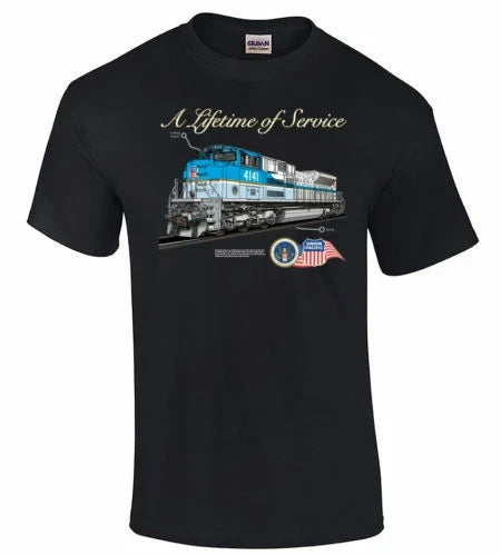 Union Pacific 4141 George Bush Commemorative Train - Adult & Kids T-Shirts, Sweatshirts & Hoodies apparel design preview 1