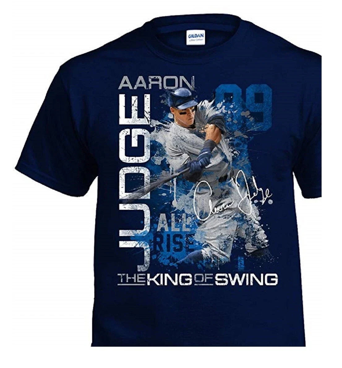 Aaron Judge #99 Homerun Baseball Custom Graphic 100% - Adult & Kids T-Shirts, Sweatshirts & Hoodies apparel design preview 1