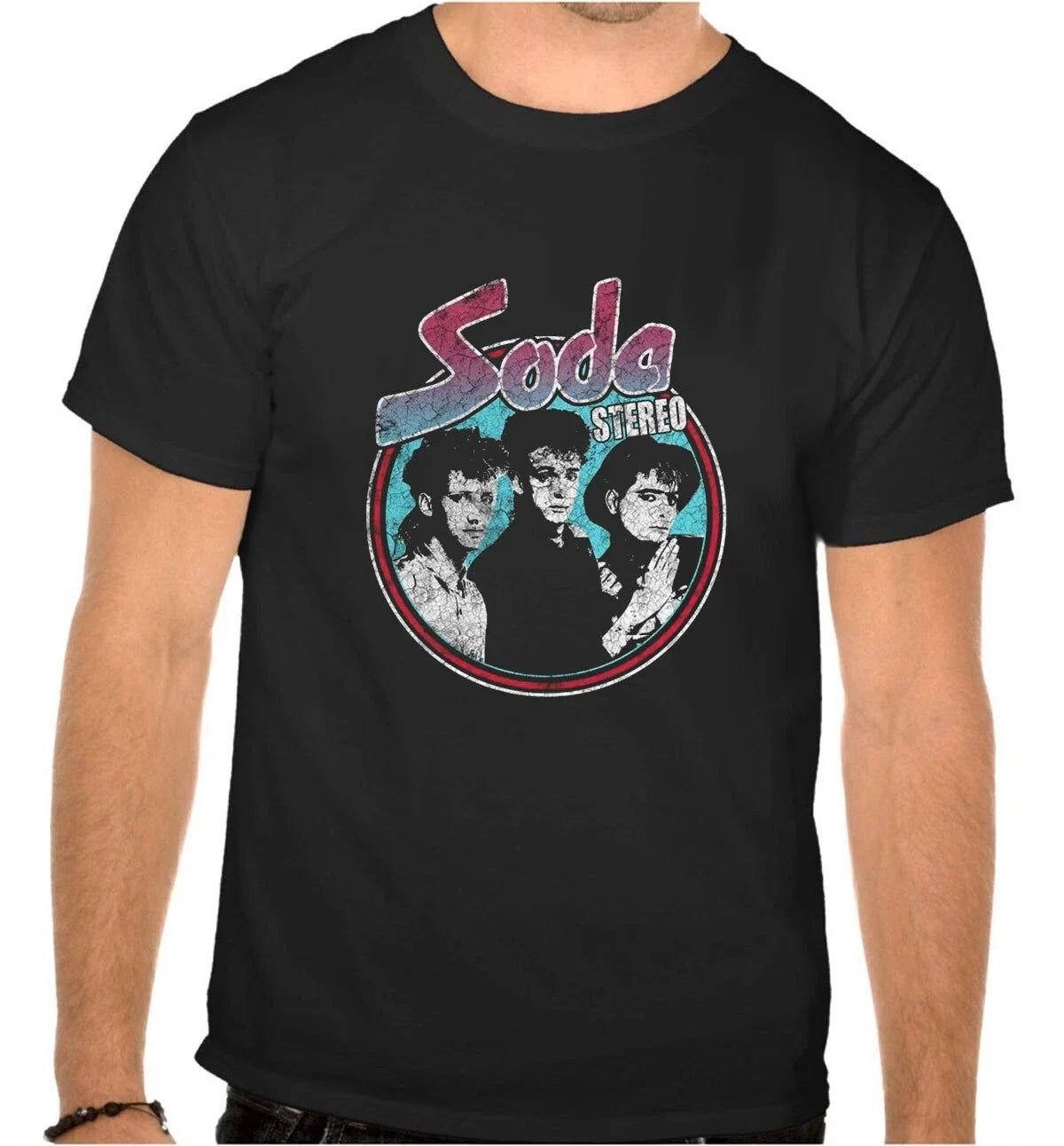 Soda Stereo Pop Rock Music BLACK 1197 - Adult & Kids T-Shirts, Sweatshirts & Hoodies apparel design preview 1