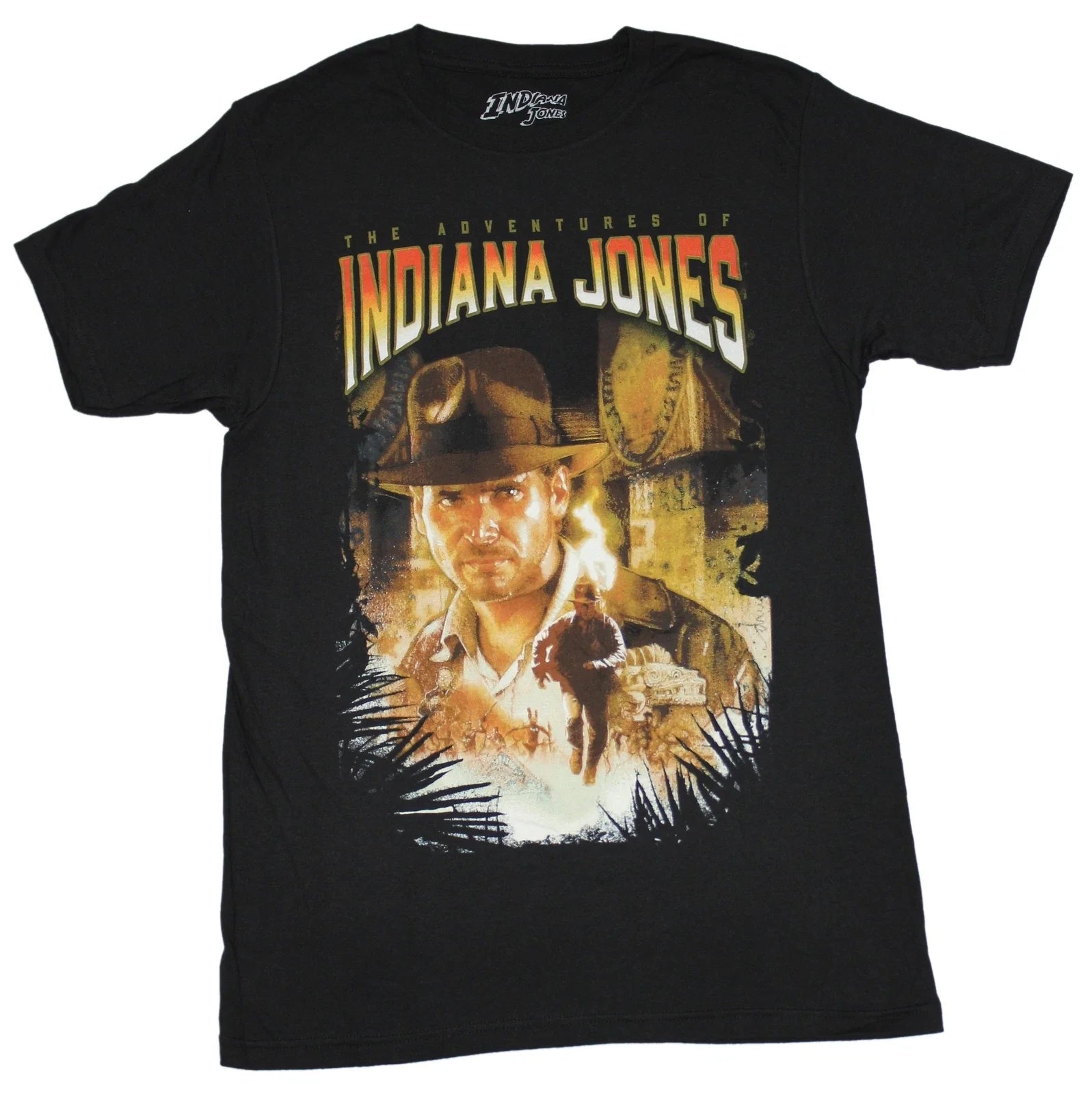 Indiana Jones New The Adventures Photo Collage - Adult & Kids T-Shirts, Sweatshirts & Hoodies apparel design preview 1