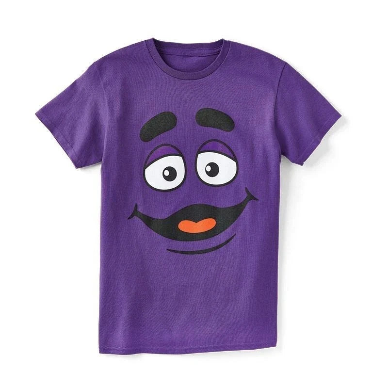 McDonald's Limited Edition Grimace Face 2XL 2X Large - Adult & Kids T-Shirts, Sweatshirts & Hoodies apparel design preview 1