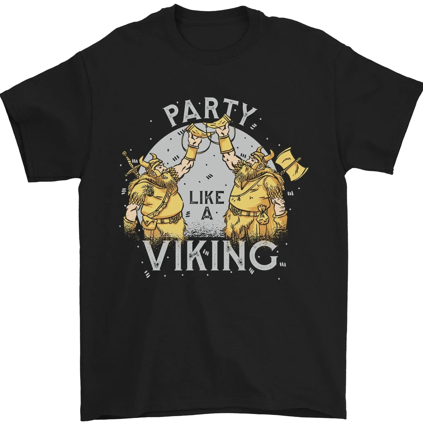 Party Like a Viking Thor Odin Valhalla Mens 100% - Adult & Kids T-Shirts, Sweatshirts & Hoodies apparel design preview 1