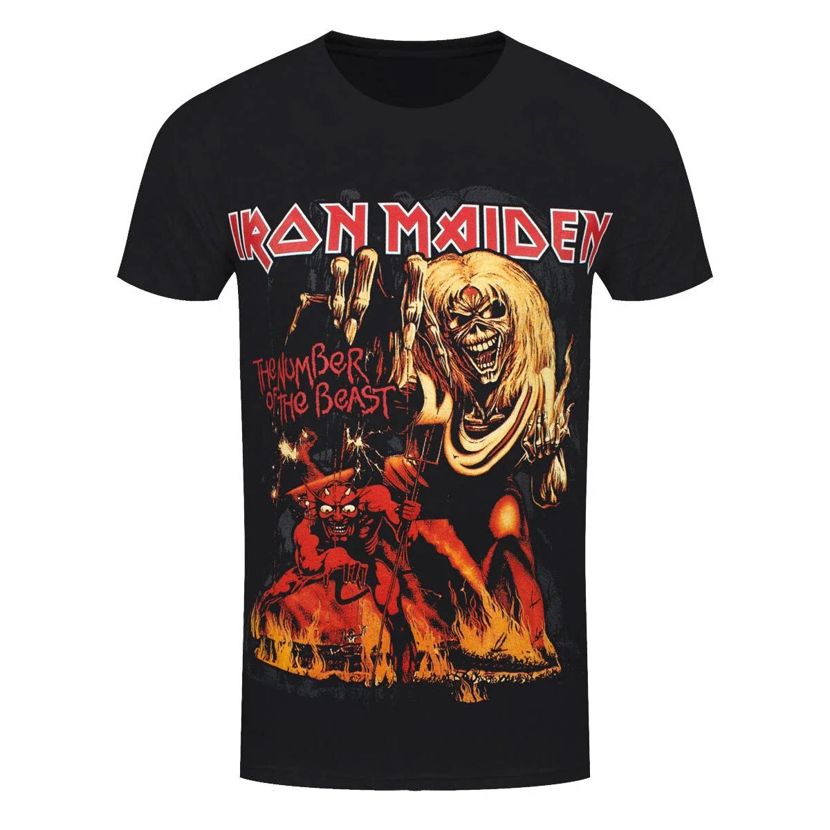 Iron Maiden Number Of The Beast Graphic Rock Band New - Adult & Kids T-Shirts, Sweatshirts & Hoodies apparel design preview 1