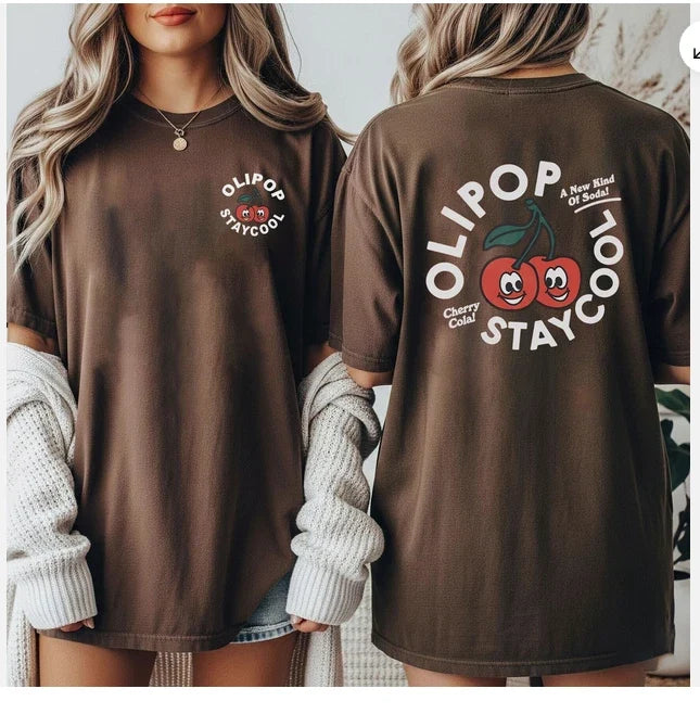 Staycoolnyc Merch Olipop Cherry Cola - Adult & Kids T-Shirts, Sweatshirts & Hoodies apparel design preview 1