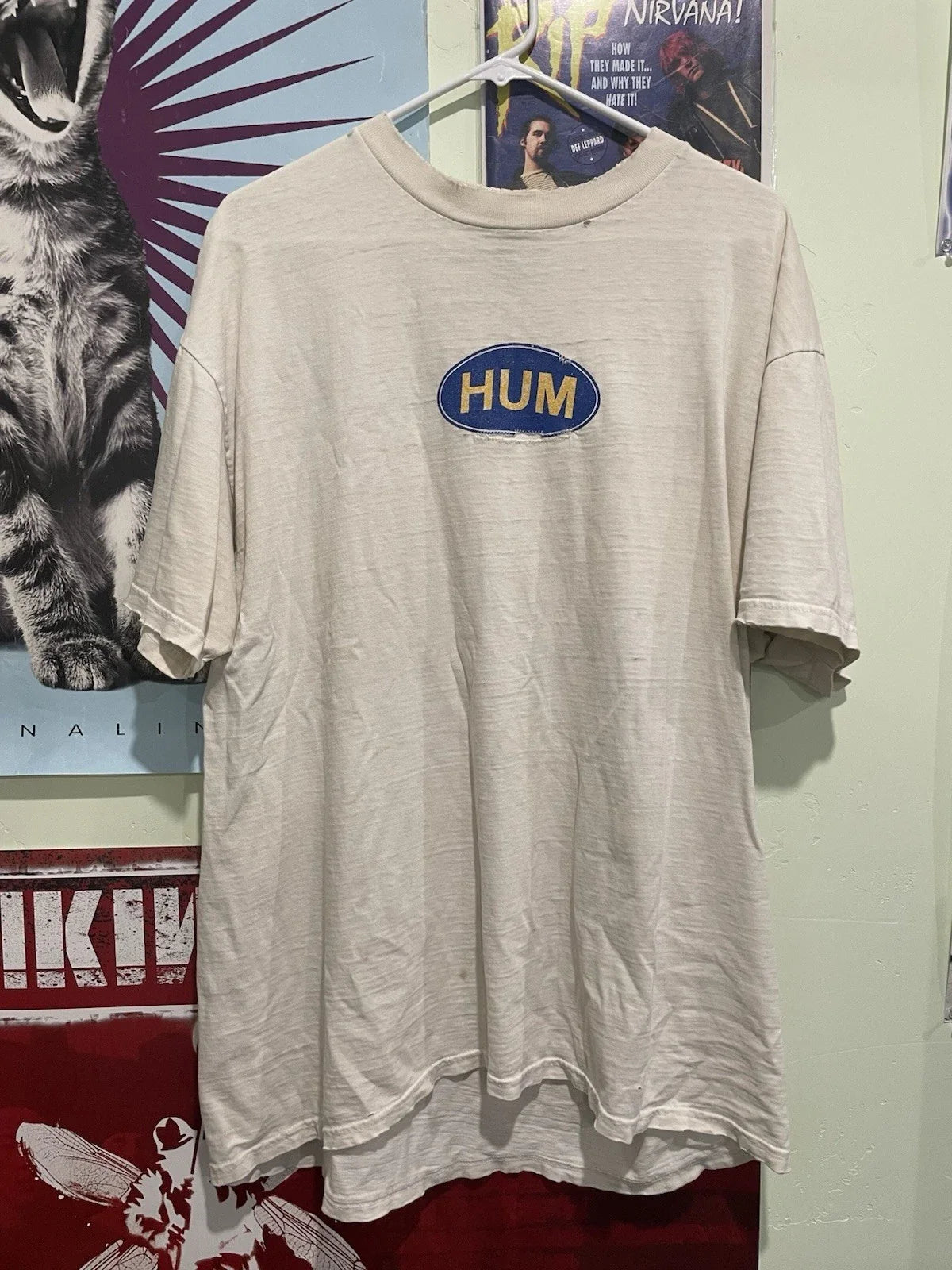 Vintage 90's Hum Band - Adult & Kids T-Shirts, Sweatshirts & Hoodies apparel design preview 1