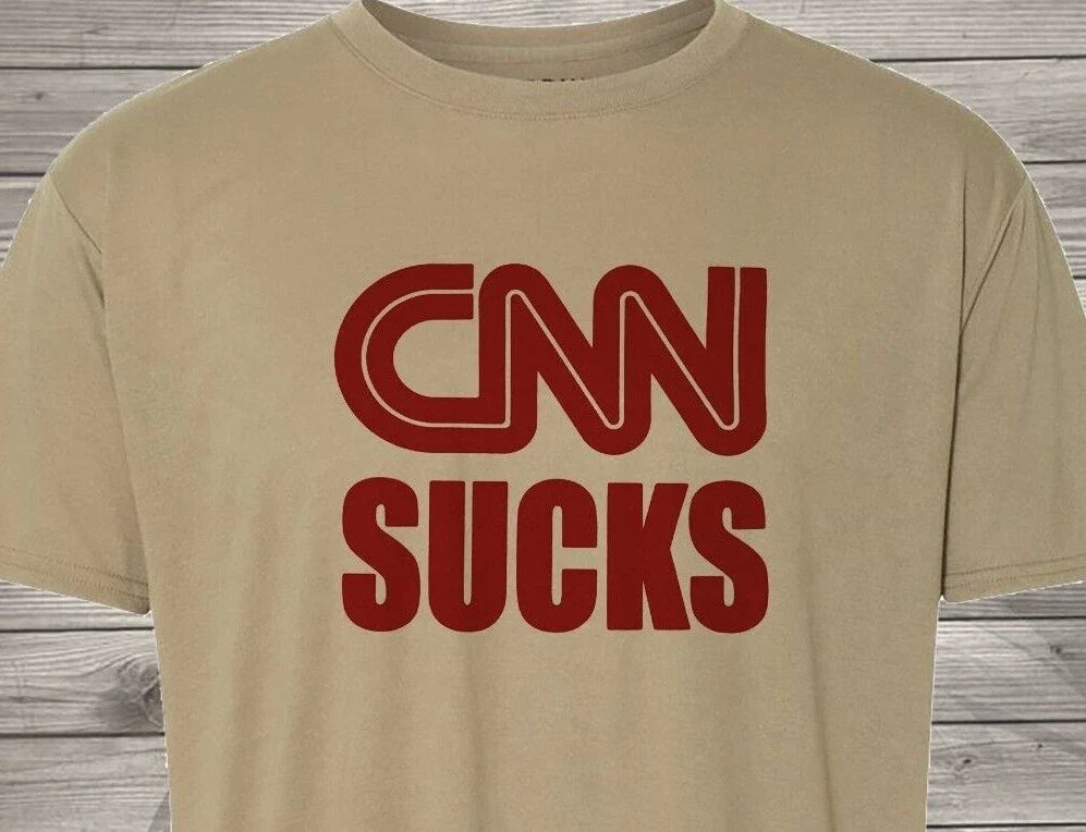 CNN Sucks Fake News MAGA Trump Patriotic USA Unisex - Adult & Kids T-Shirts, Sweatshirts & Hoodies apparel design preview 1