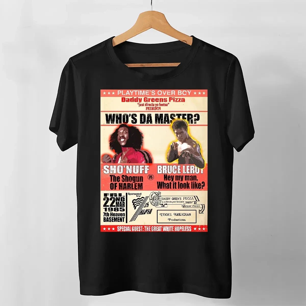 Sho Nuff Bruce Leroy Black Best For Boys Selling - Adult & Kids T-Shirts, Sweatshirts & Hoodies apparel design preview 1