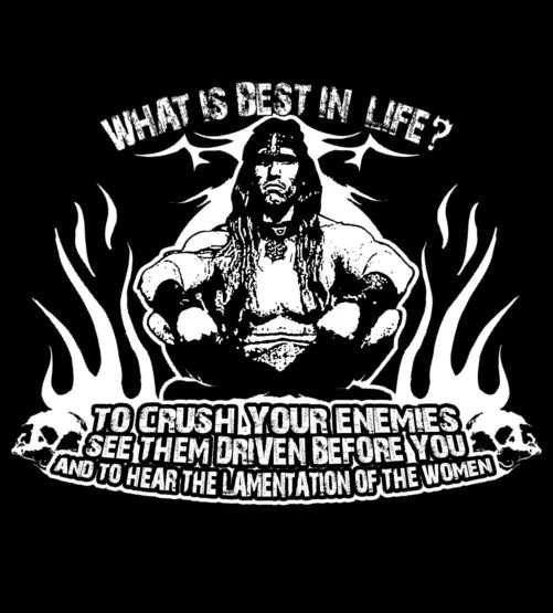 Brand New CONAN HEAR LAMENTATION OF WOMEN Mens Womens - Adult & Kids T-Shirts, Sweatshirts & Hoodies apparel design preview 1