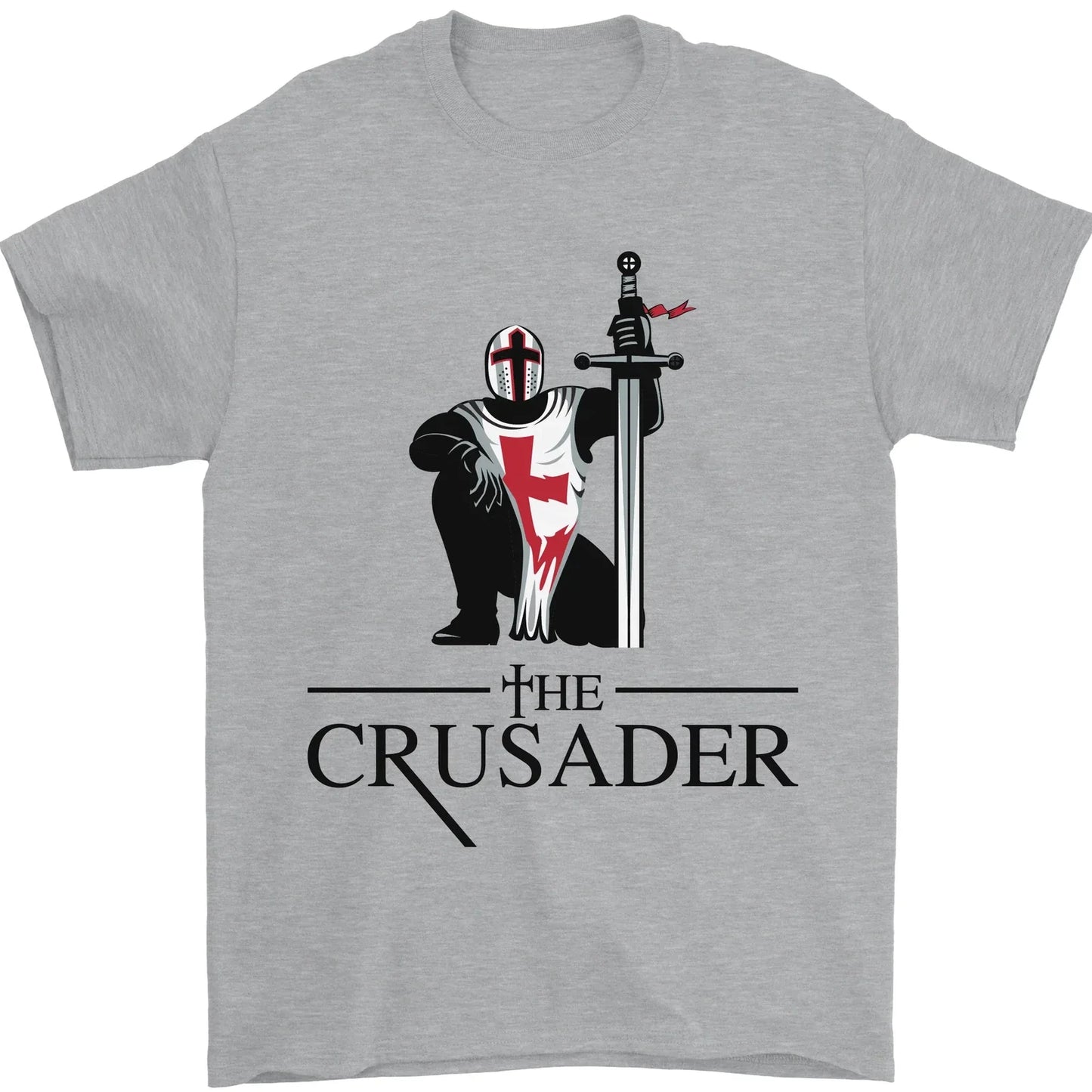 The Crusader Knights Templar St Georges Day Mens 100% - Adult & Kids T-Shirts, Sweatshirts & Hoodies apparel design preview 1