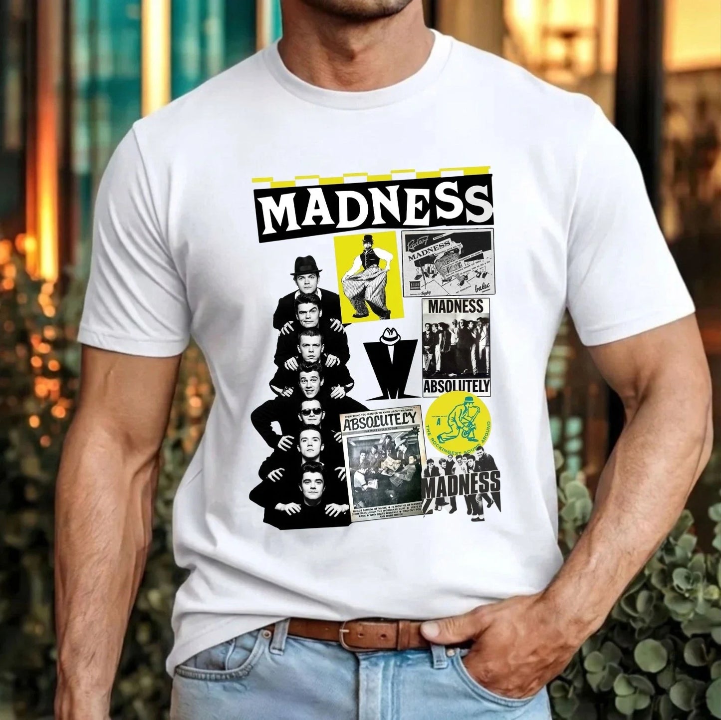 Madness Absolutely UK Tour 2026 Retro Ska Music Fan - Adult & Kids T-Shirts, Sweatshirts & Hoodies apparel design preview 1