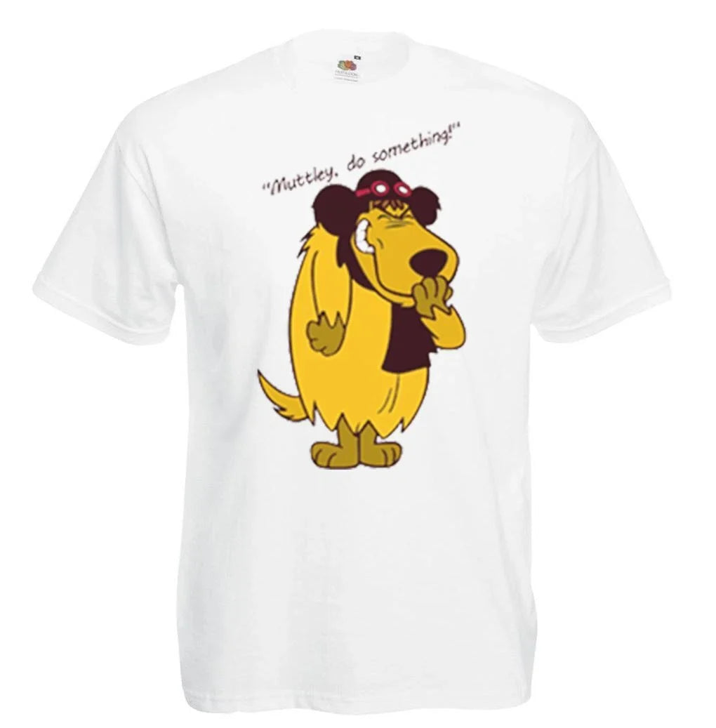 Adults Muttley Do Something Crazy Races Cartoon Quote - Adult & Kids T-Shirts, Sweatshirts & Hoodies apparel design preview 1